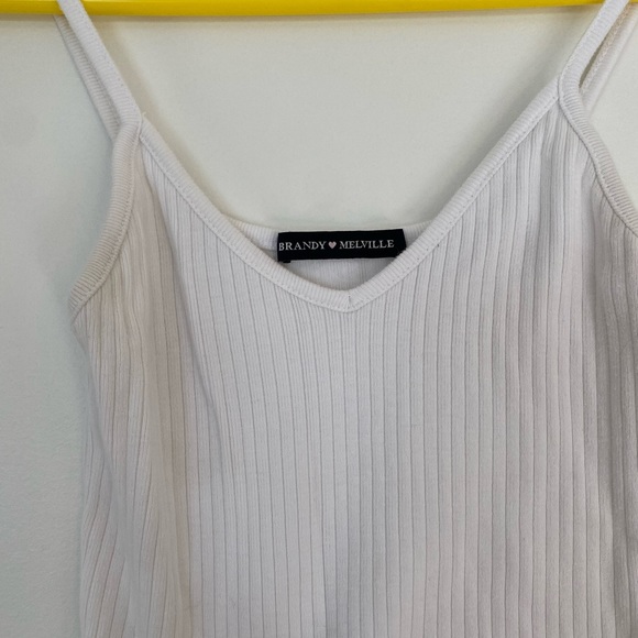 White ribbed tank top - Picture 2 of 2